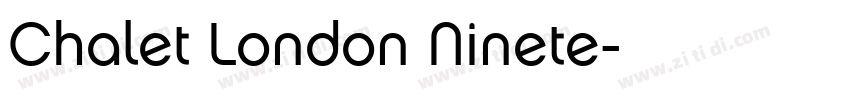 Chalet London Ninete字体转换 Chalet London Ninete字体转换
